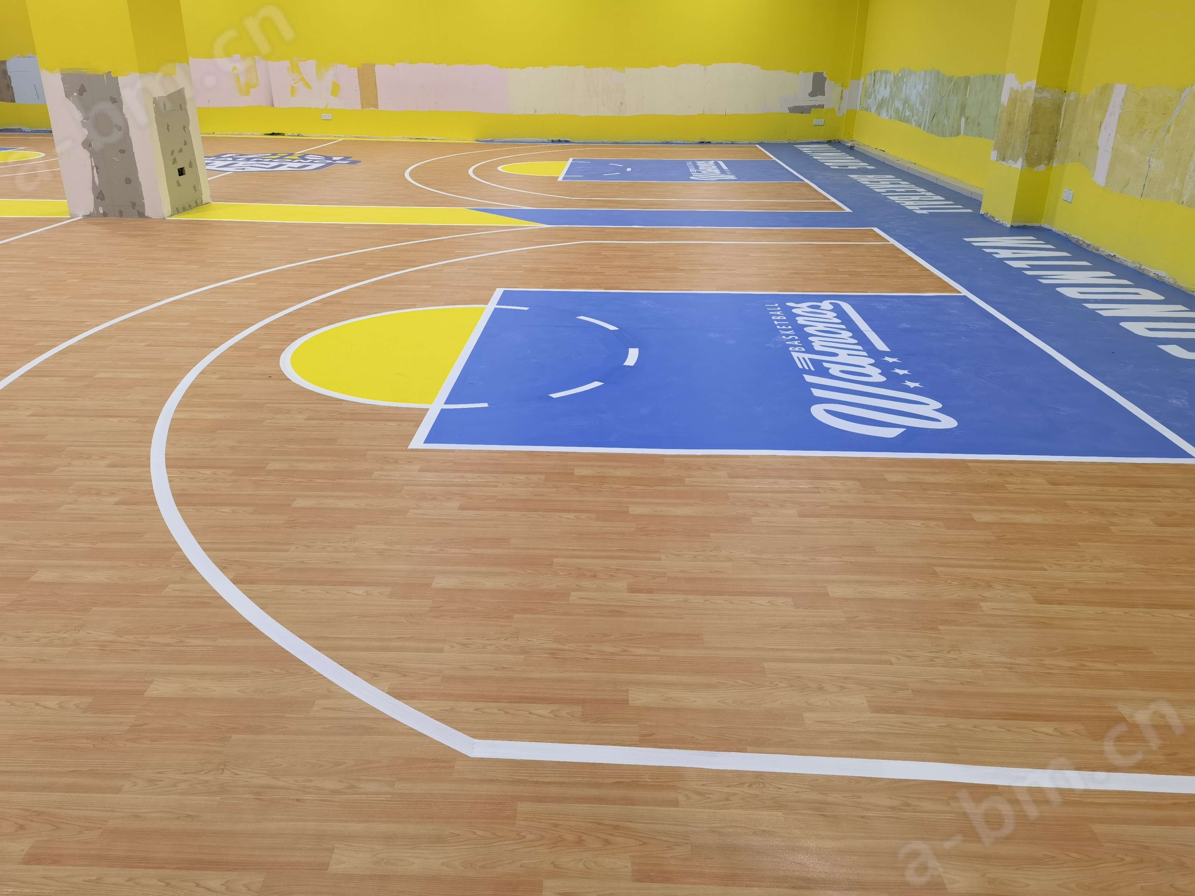 扬州邗江区印象汇篮球场运动地板
