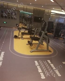 工厂360定制地板 健身房PVC塑胶地板厂