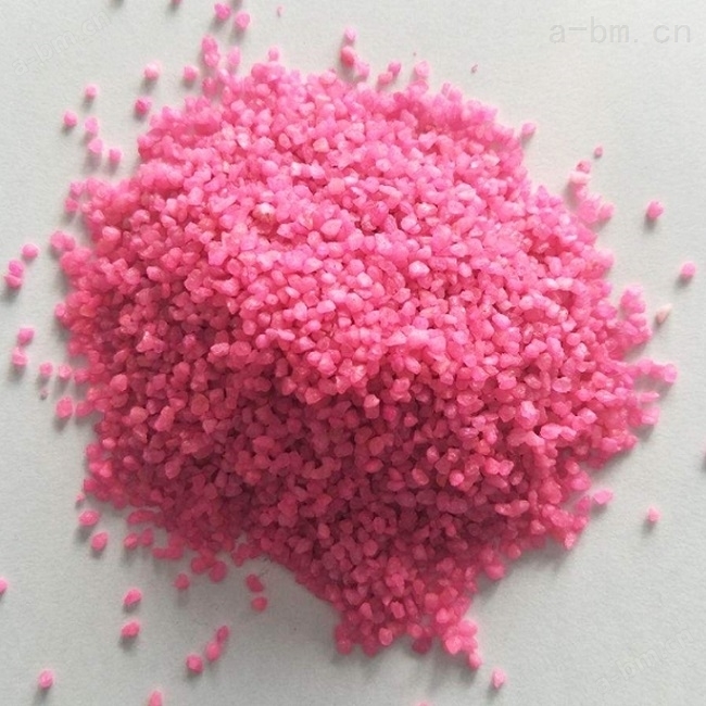 现货批发粉红色主题砂沙坑造景用10-20目