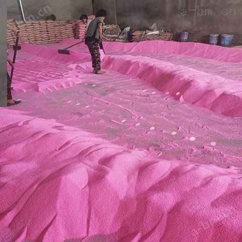 现货批发粉红色主题砂沙坑造景用10-20目